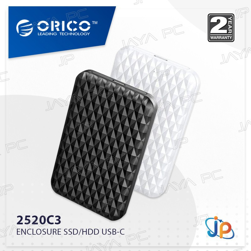 ORICO External Hardisk SSD Portable 2520C3-V1 2.5 USB-C 3.0 Enclosure