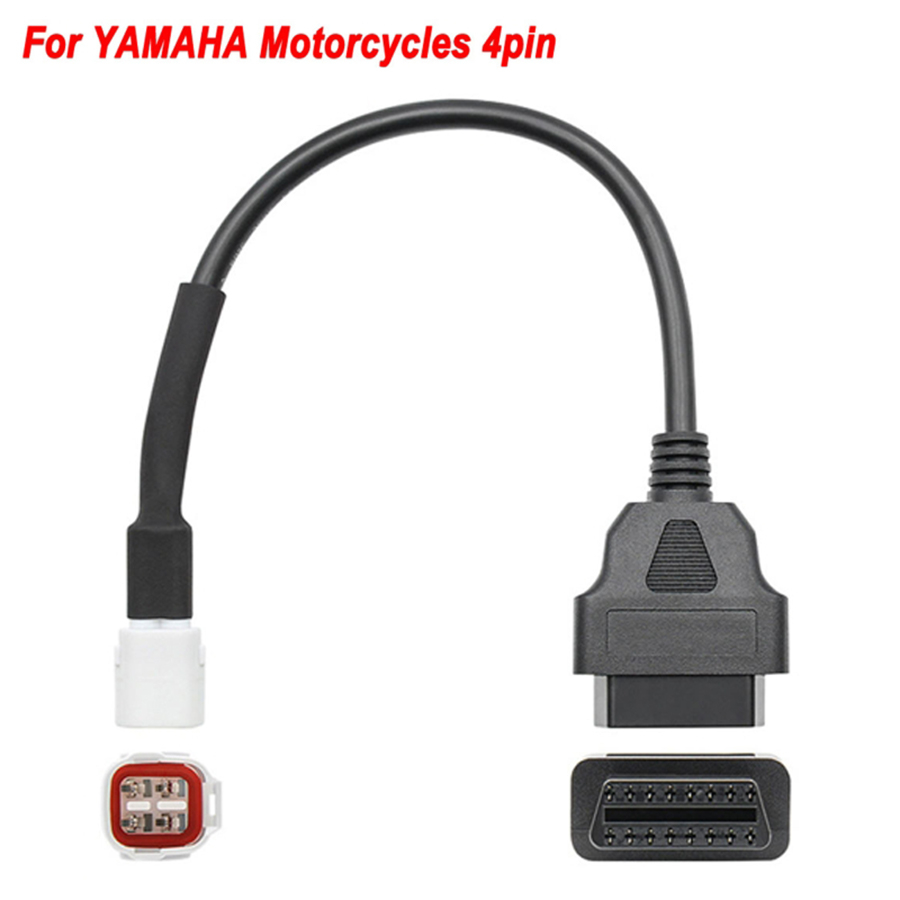 Kabel Adaptor 4 Pin Untuk Diagnostik Konektor OBD2 Yamaha Motor ATV CF