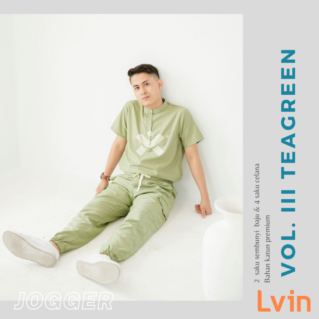 [ Lvin ] Vol III -  Baju OKA Kerah Bulat Celana Joger / Baju Jaga /Set Baju Celana Jaga Oka / Dokter Lengan Pendek / Baju OK - For Us Series