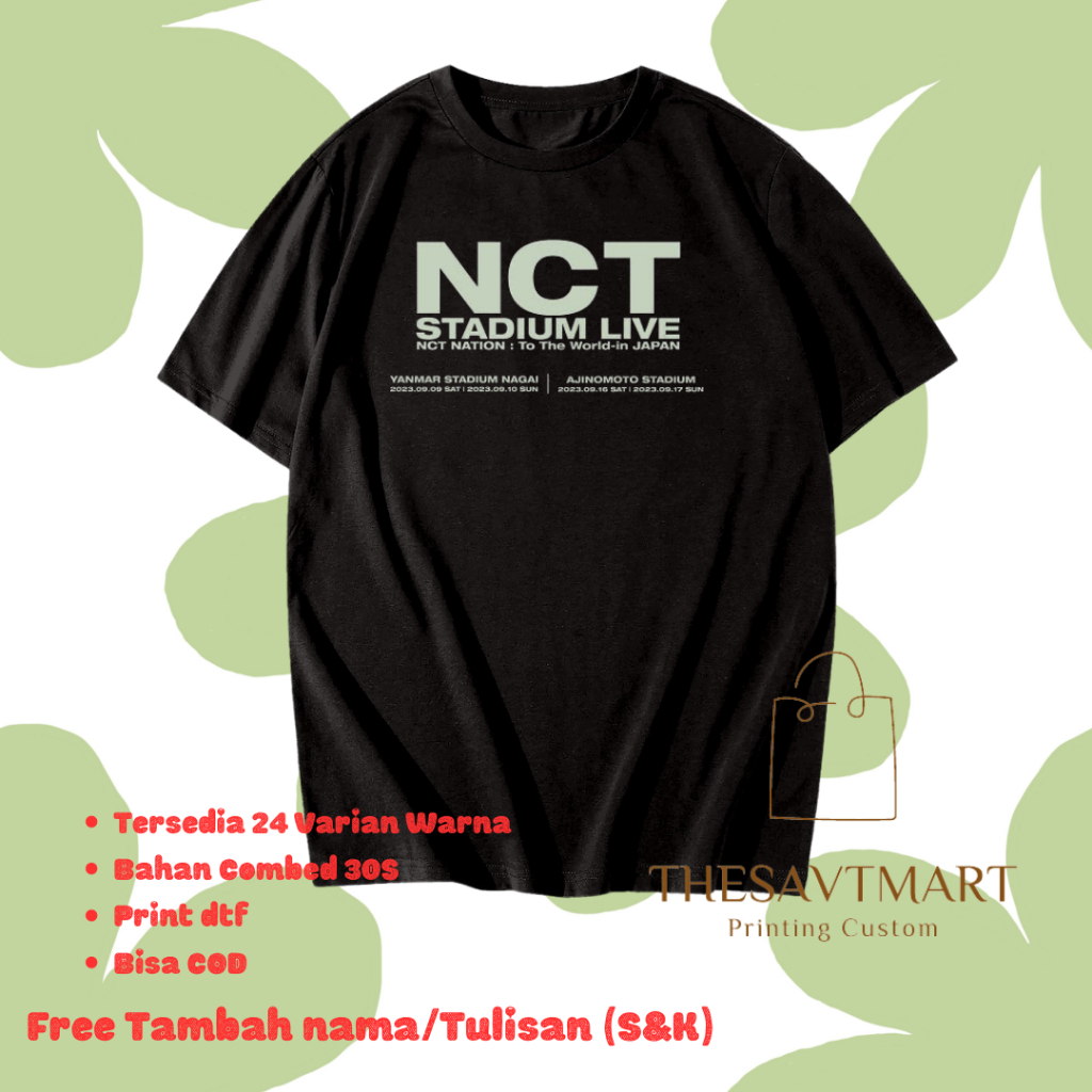 BAJU KAOS NCT STADIUM LIVE JAPAN 2023 - KAOS MURAH - KAOS CUSTOM