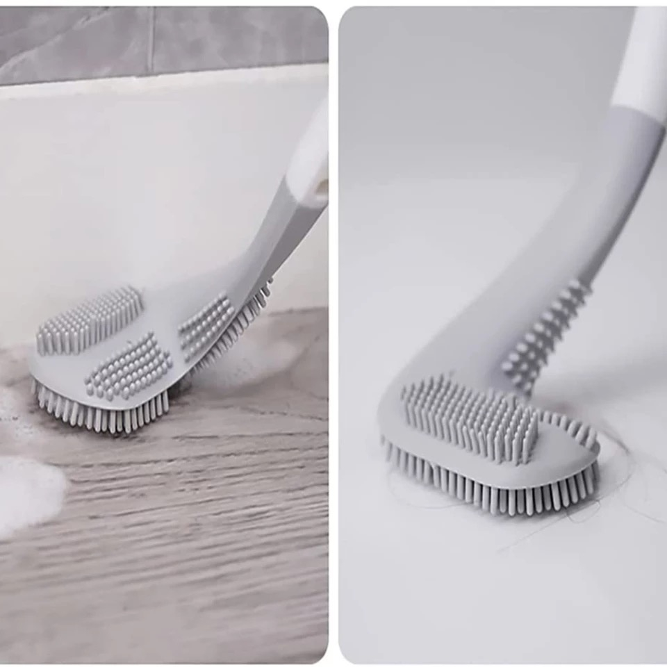 ELDE - Sikat Wc Golf Silikon Wadah Silicon Fleksibel Silicone / Alat Kebersihan Toilet / Sikat Toilet
