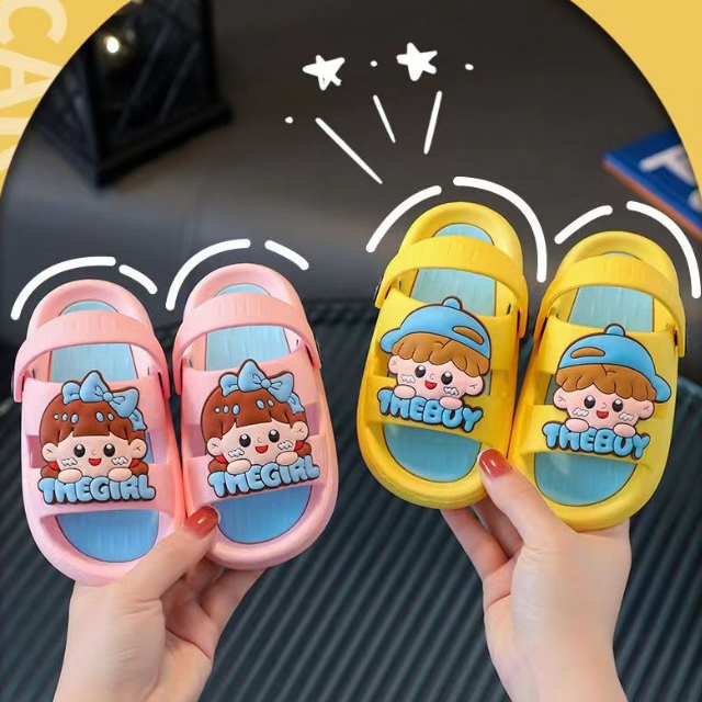 GLORYKIDZ 23SH21131 Sepatu Sendal Anak Perempuan Laki Laki Sandal Anak 1 Tahun - 5 Tahun bayi balita laki laki dan perempuan kartun karakter karet jelly import premium the boy the girl size 20 -31