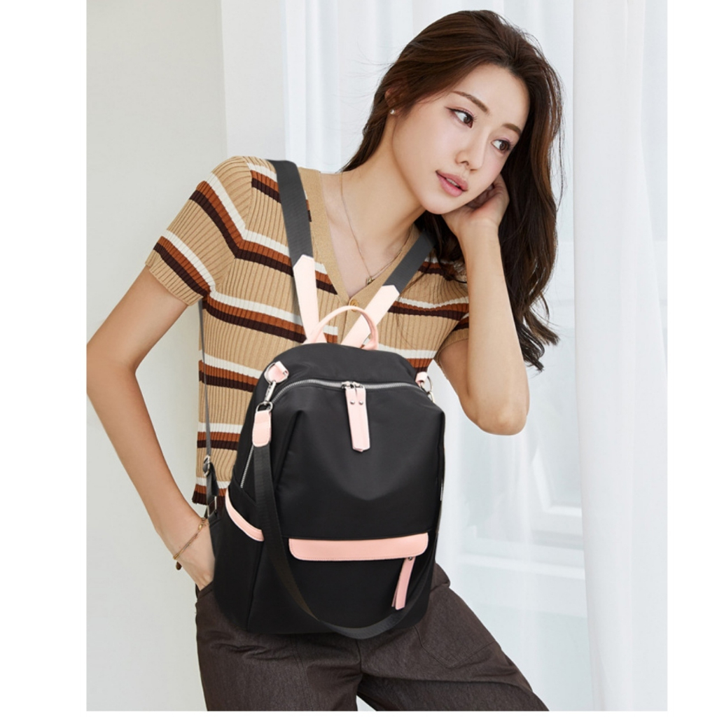 TAS RANSEL WANITA PREMIUM KOREA IMPORT KEKINIAN MAYALA ANTI AIR HITAM TA835B5 CEWEK SEKOLAH BACKPACK GENDONG PUNGGUNG KULIAH KERJA BATAM TERBARU REMAJA FASHION BRANDED SIMPLE