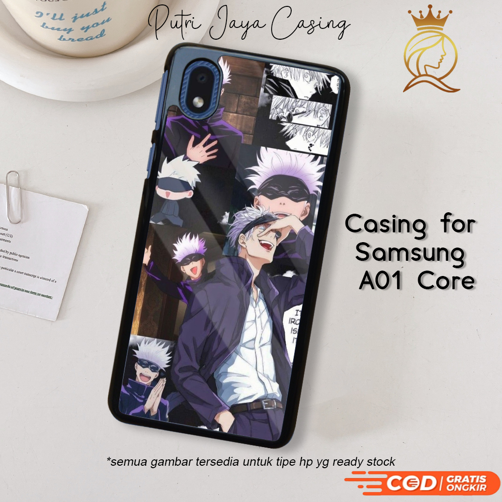 Case Hp Samsung A01 Core Casing Samsung A01 Core Motif ANIMEGOJO2 Casing Terbaru Case Karakter Lucu 