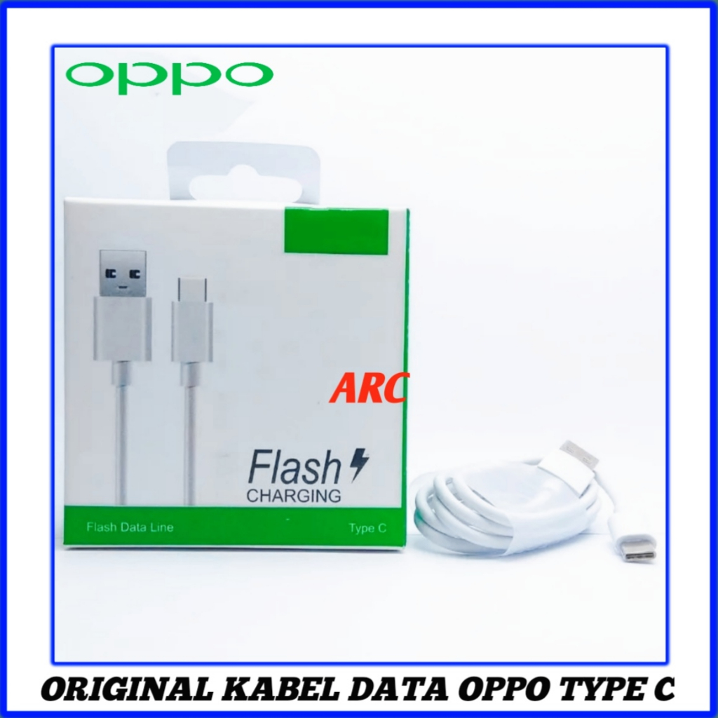 Kabel Data Oppo A5 2020 Oppo A52 ORIGINAL 100% USB C Fast Charging