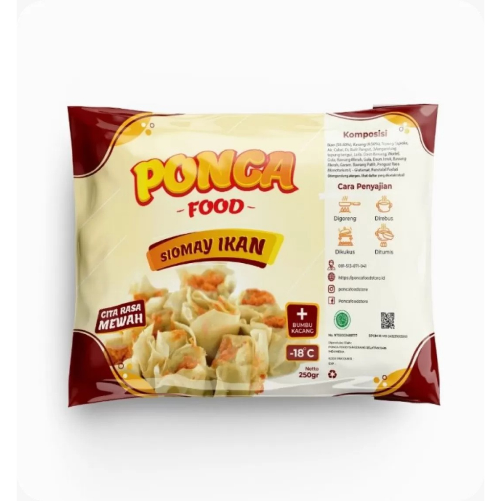 Ponca Siomay Ikan 250 g