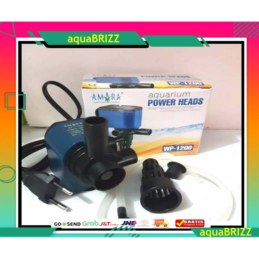 AMARA WP 1200 Power Head Mesin Pompa Air Celup Aquarium Aquascape murah