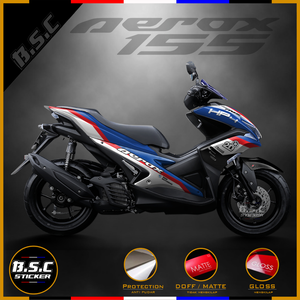 Sticker Decal FULL BODY Aerox 155 Motif BMW Livery