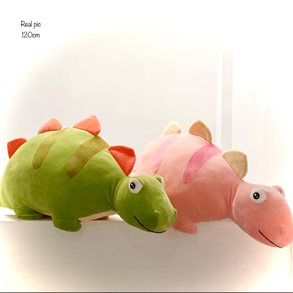 Boneka Dinosaurus Model Panjang Jumbo Bahan Plush 120 cm