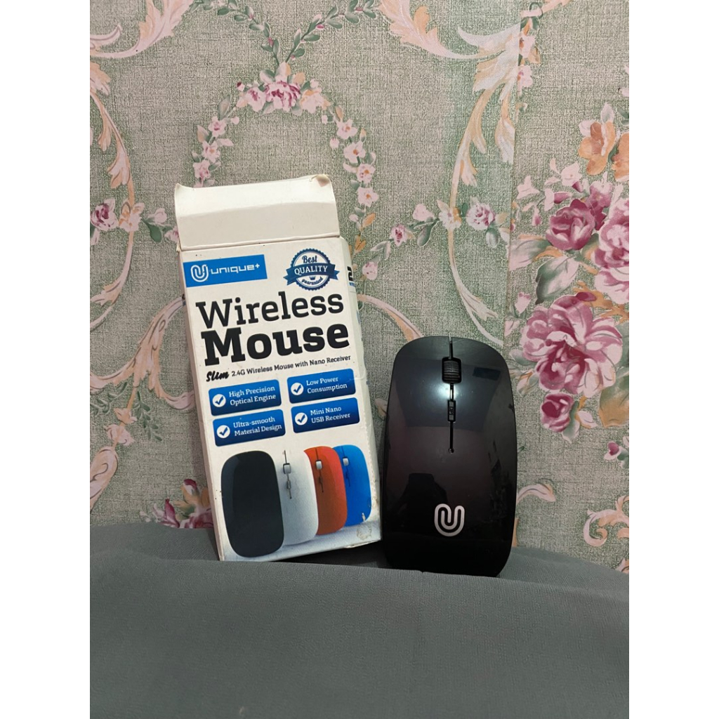 MOUSE Wireless .Super Slim 2.4G hz (UNIQUE)