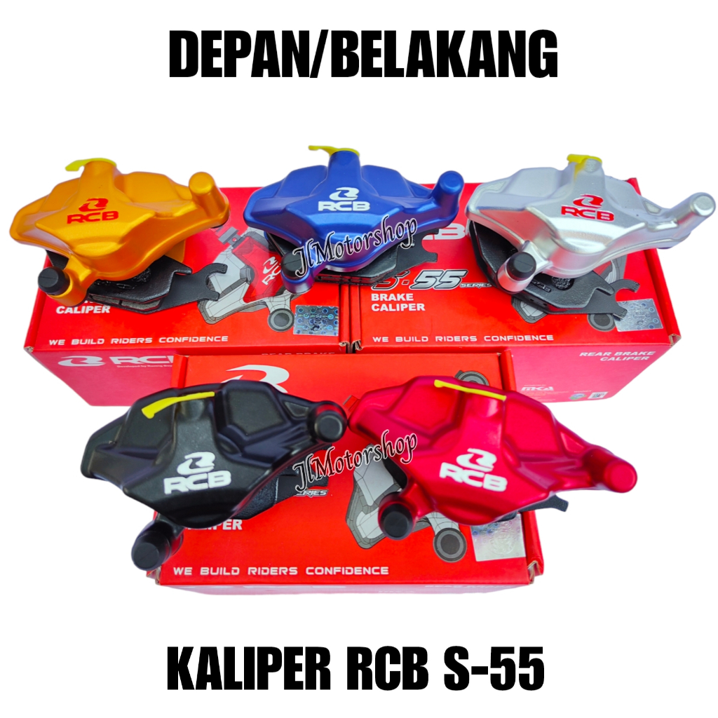 CALIPER KALIPER RCB BELAKANG / DEPAN RCB S55 SONIC CB150 CBR 150 R VIXION NEW R15 JUPITER MX KING XABRE MT15 TIGER MEGAPRO SATRIA FU R15 VARIO 160 PCX ADV GSX 150 MX NEW KLX CRF D-TRACKER 150 SUPRA GTR SUPRA 125 CS1 XSR MT15 RX KING ORIGINAL