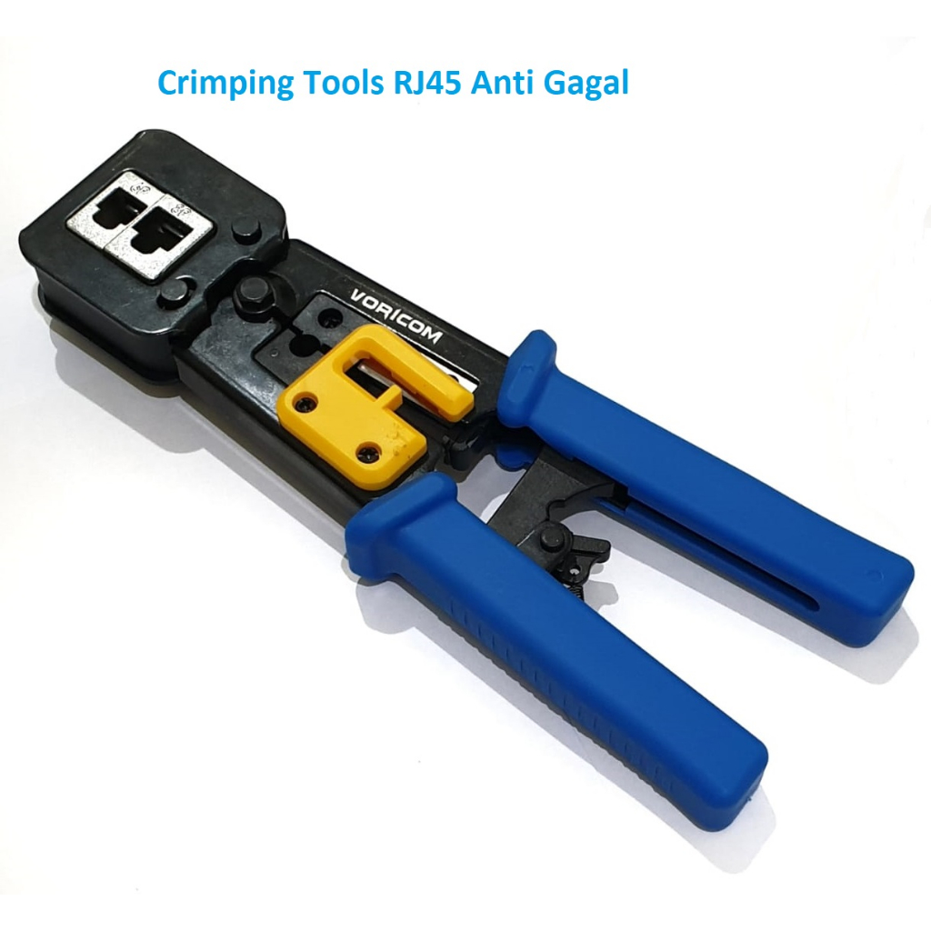 Crimping Tools RJ45 CAT5 CAT6 RJ11 VORICOM with Kabel Cutter Stripper