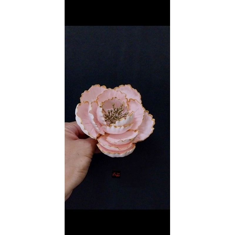 

(536/PPEGLG)Gumpaste Flower Sugar Flower/Bunga Gumpaste Peoni