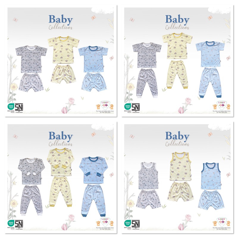 LIBBY Baby Collections Stelan anak libby SML/stelan pendek/stelan kutung/ stelan panjang anak(1pc)