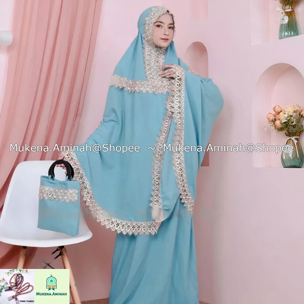 MUKENA DEWASA NAMIRA FITRIA 2in1 KATUN IMPORT PREMIUM