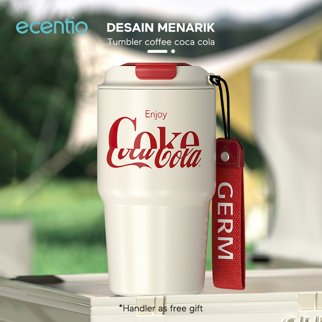 FOODI Tali gratis Coca-Cola special edition LED Thermos Water Bottle Cup of Coffee Stainless steel 316 tumbler kaca