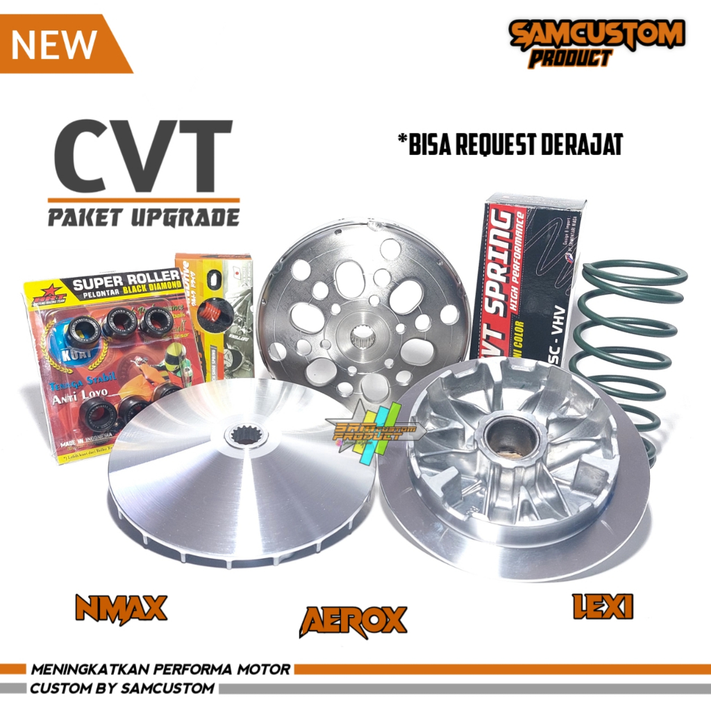 Paket Upgrade CVT Rumah Roller NMAX AEROX LEXI