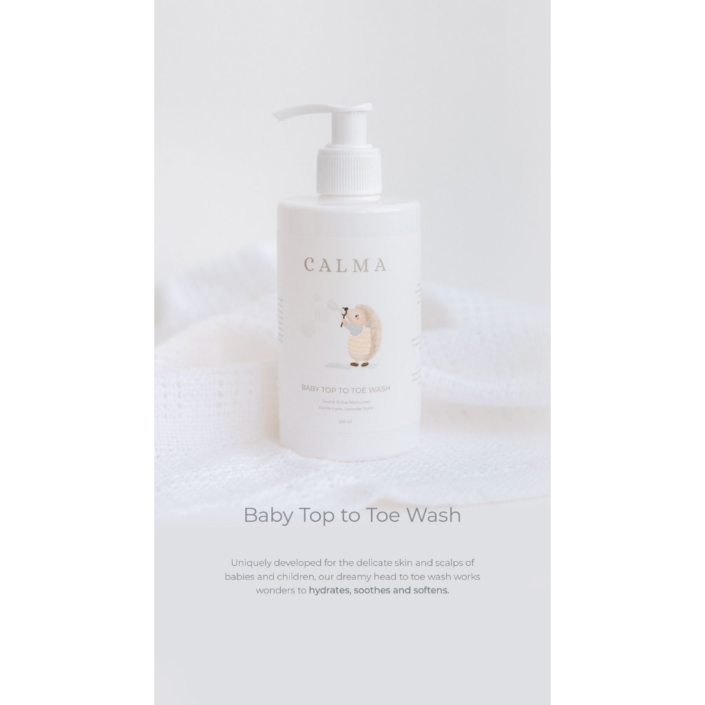 Calma Baby Top To Toe Wash - Baby Soap And Shampoo For Baby And Toddler Kids Safe For Sensitive Skin