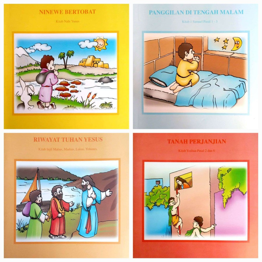 BUKU CERITA ANAK BERGAMBAR CERITA ALKITAB
