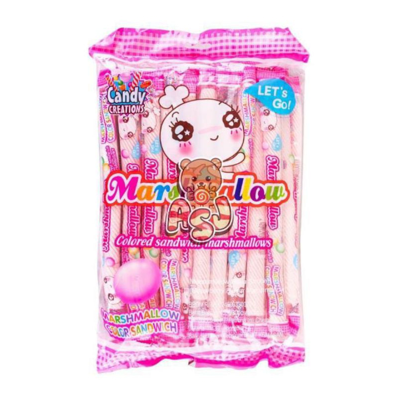 

oleh oleh candy creations marshmellow panjang 450gr