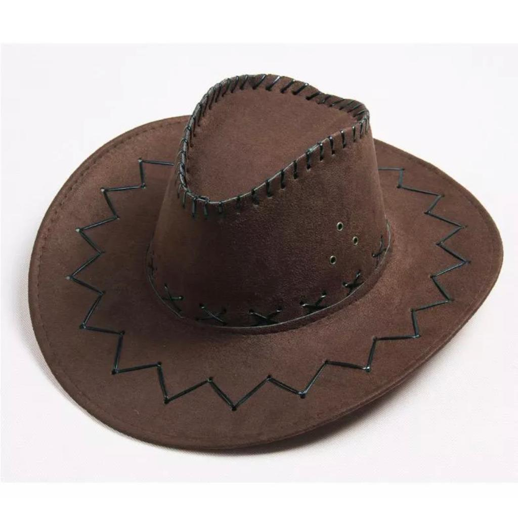 Topi Koboy / Topi Cowboy Amerika Laken Dewasa T10