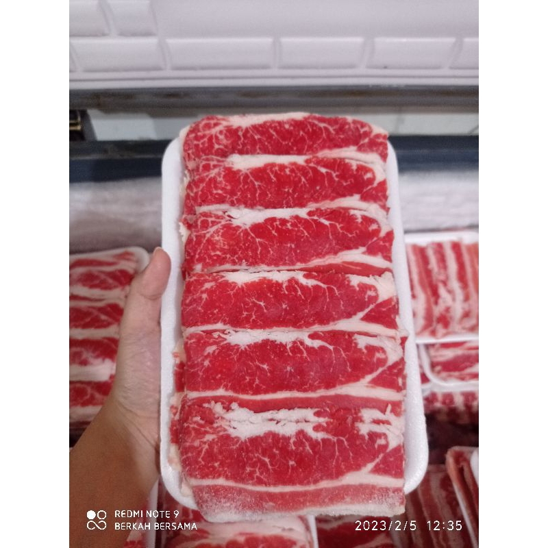 Daging beef Shortplate US Slice/Yakiniku 500gr