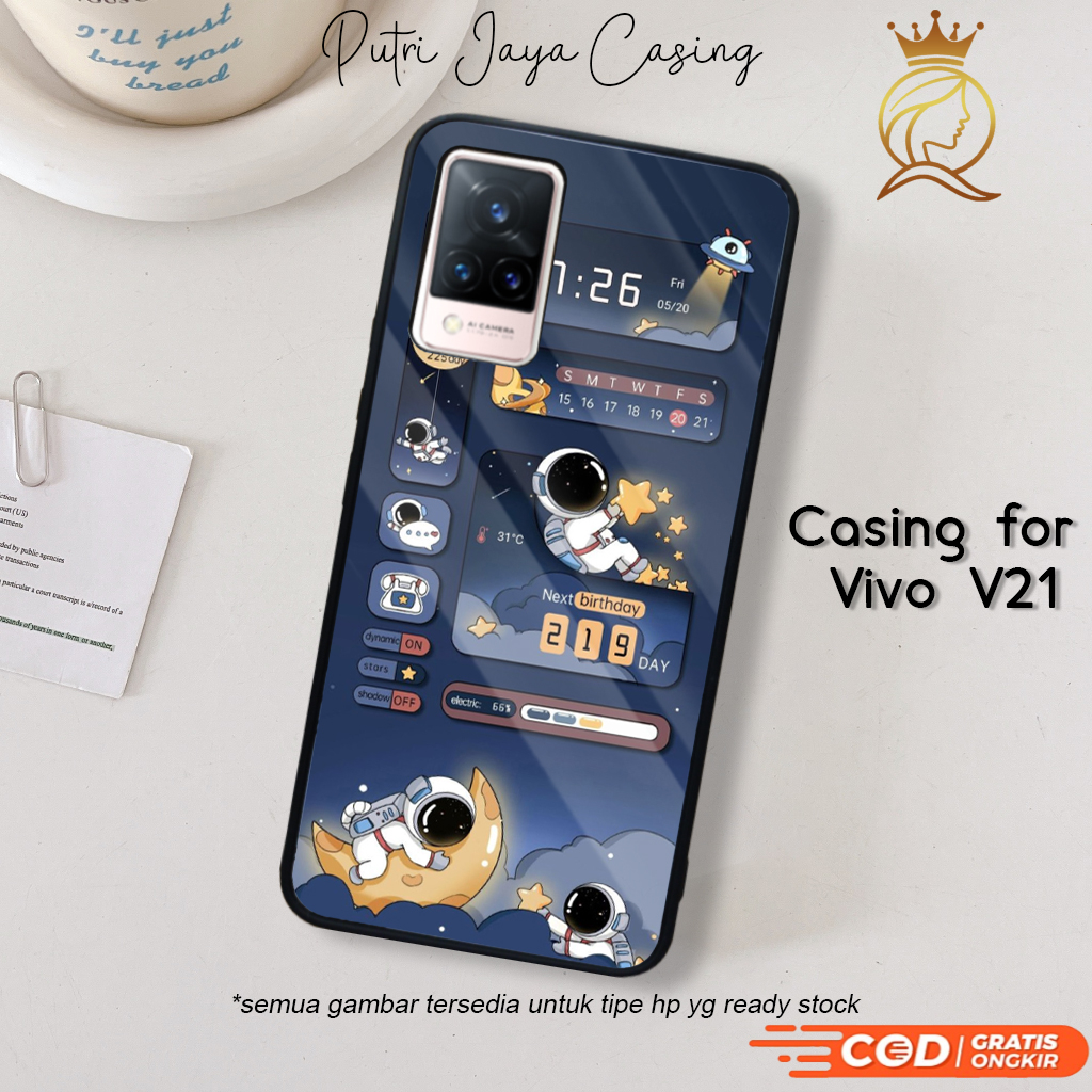 Case Vivo V21 Terbaru AstronotCute02 Casing Vivo V21 Hardcase Softcase Glossy Kesing Terlaris Putri