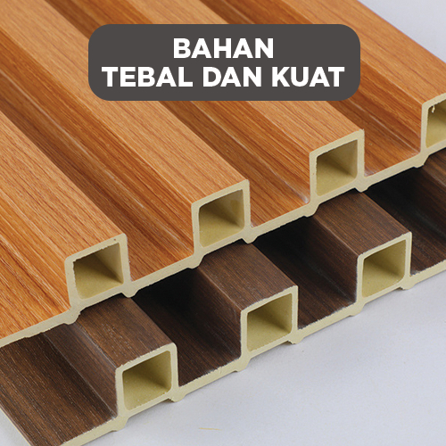 WALL WPC WOOD PANEL WALLPANEL WPC PVC KAYU DINDING UKURAN 16 x 145 CM KETEBALAN 18 MM