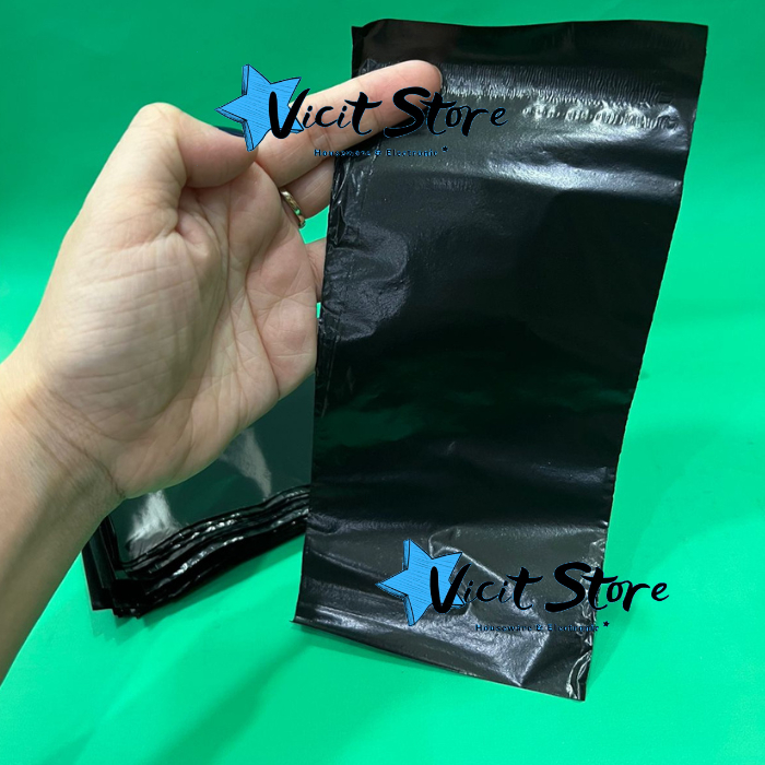 Plastik Polymer Hitam /Kantong Plastik Olshop Hitam 20x40cm isi 100pcs