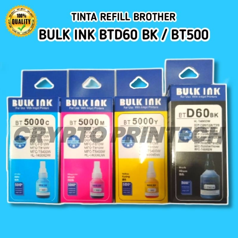 Tinta brother / tinta brother Bulk ink BTD60BK.BT5000 C.M.Y