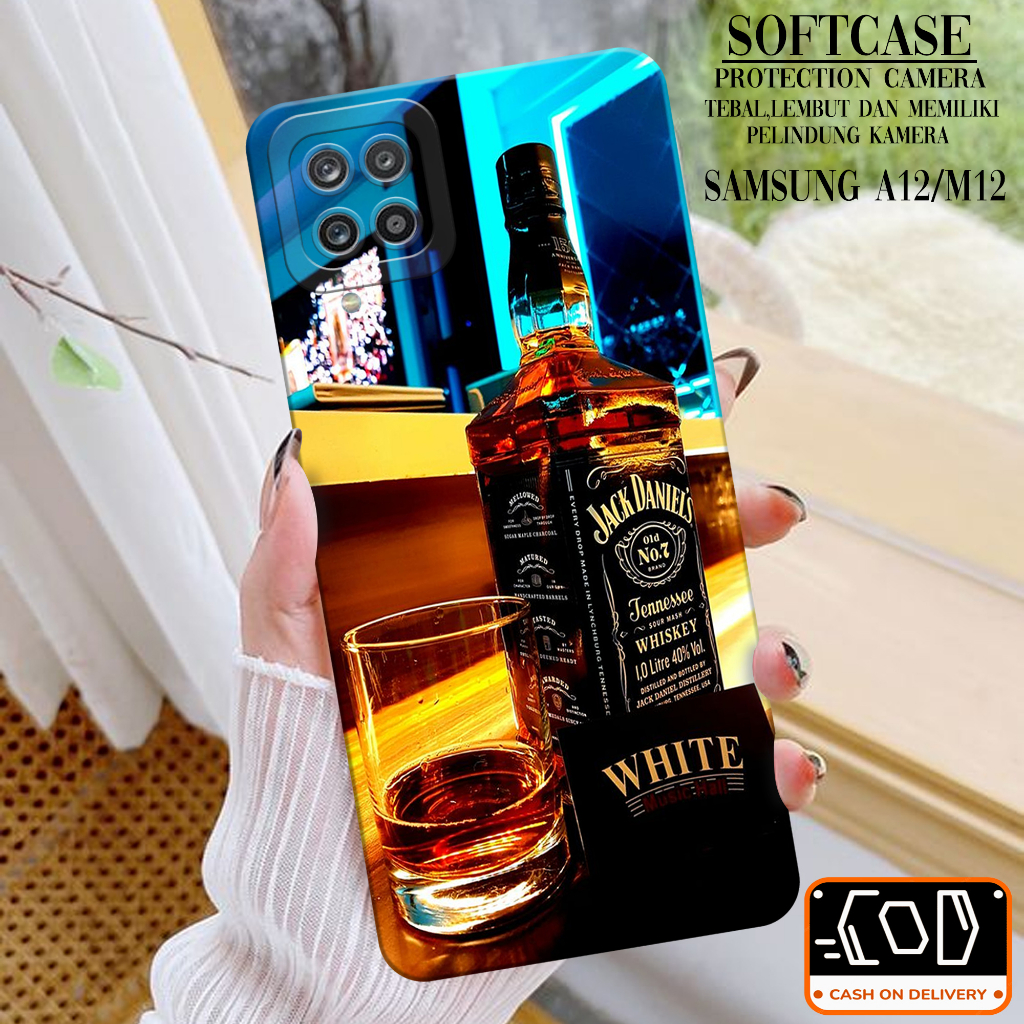 Case Hp Samsung Galaxy A12/M12 - Soft Pro Camera - Softcase Samsung Galaxy A12/M12 - Casing Samsung 