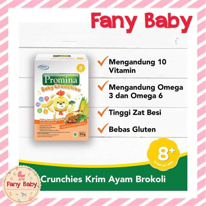 PROMINA BABY CRUNCH CHICKEN BROCOLI 20GR