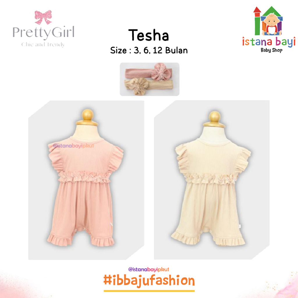 Pretty Girl Tesha Romper / Romper Bayi