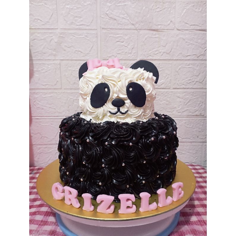 

kue ulang tahun panda/cake ultah panda