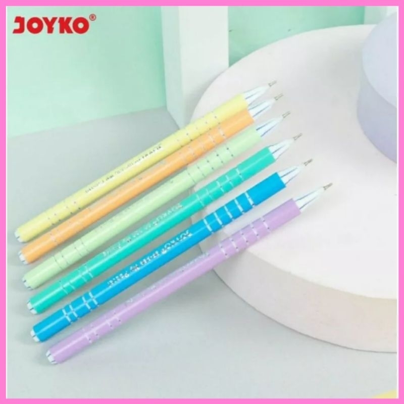 

pulpen murah joyko my pastel BP336 warna warni lucu tinta hitam
