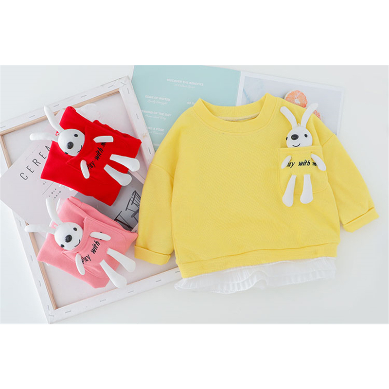 Baju setelan anak perempuan usia 6 bulan - 5 tahun motif RED BUNNY impor premium -ananakstore