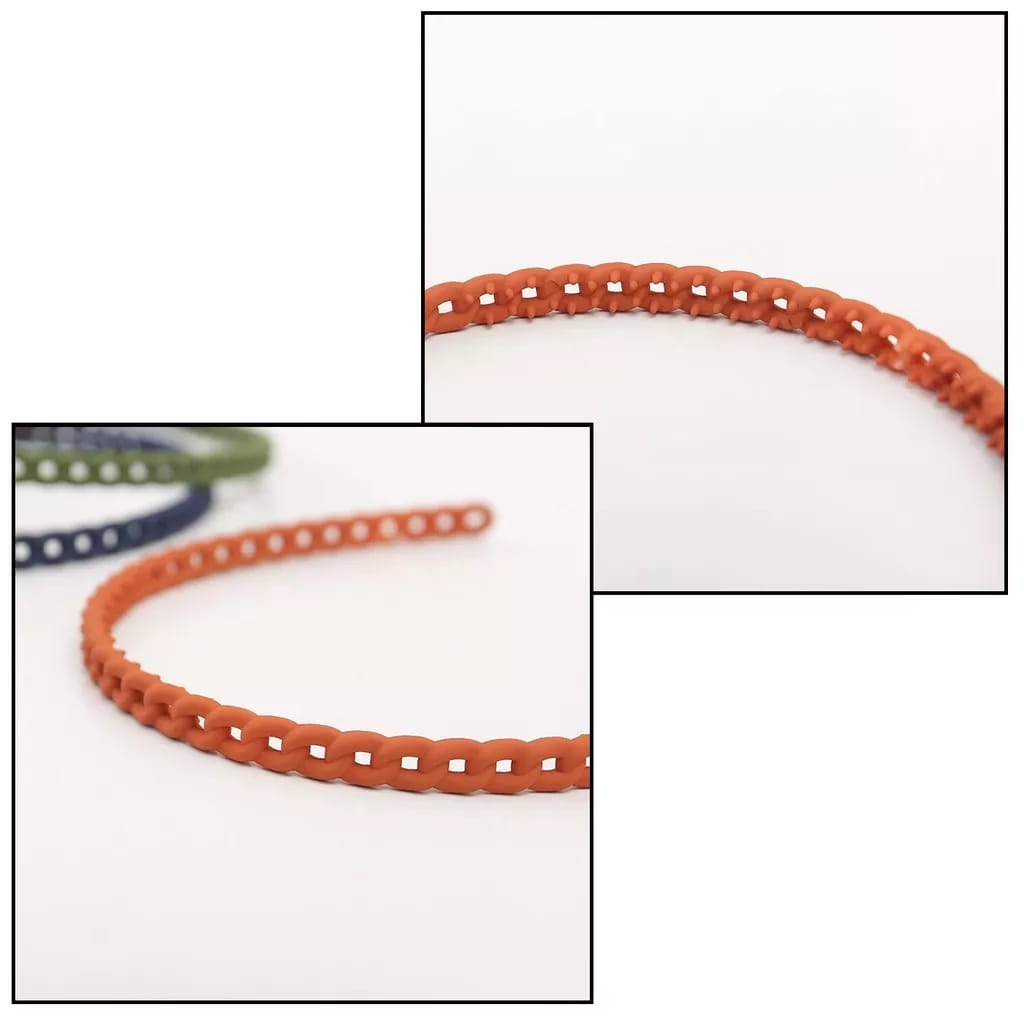 ✿ELYSABETHME✿ Bando rantai glossy korea kekinian aksesoris lucu