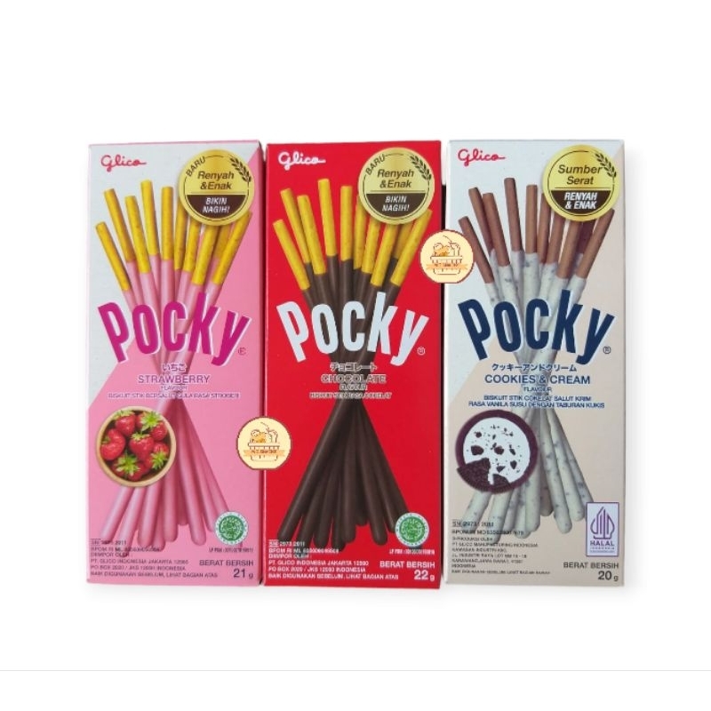 

Pocky Mini Glico 20gr Satuan - wafer cemilan nikmat