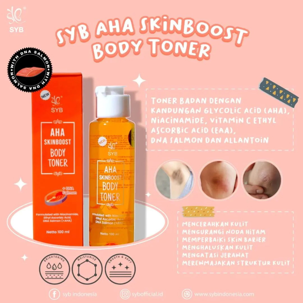 SYB AHA Skinboost Body Toner 100ml