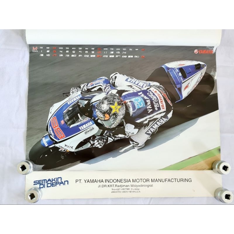 Kalender lawas YAMAHA MOTOR GP 2013 ORI