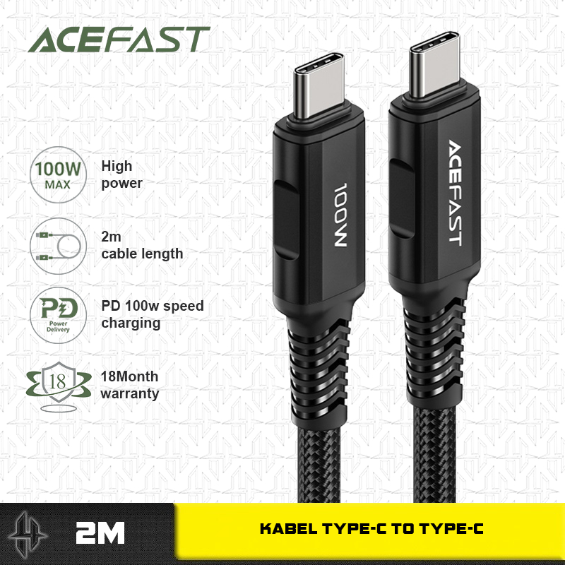 Himwebstore - ACEFAST Kabel Charger ACEFAST Acewire Pro C4-03 PD Type-C Super Fast Charging