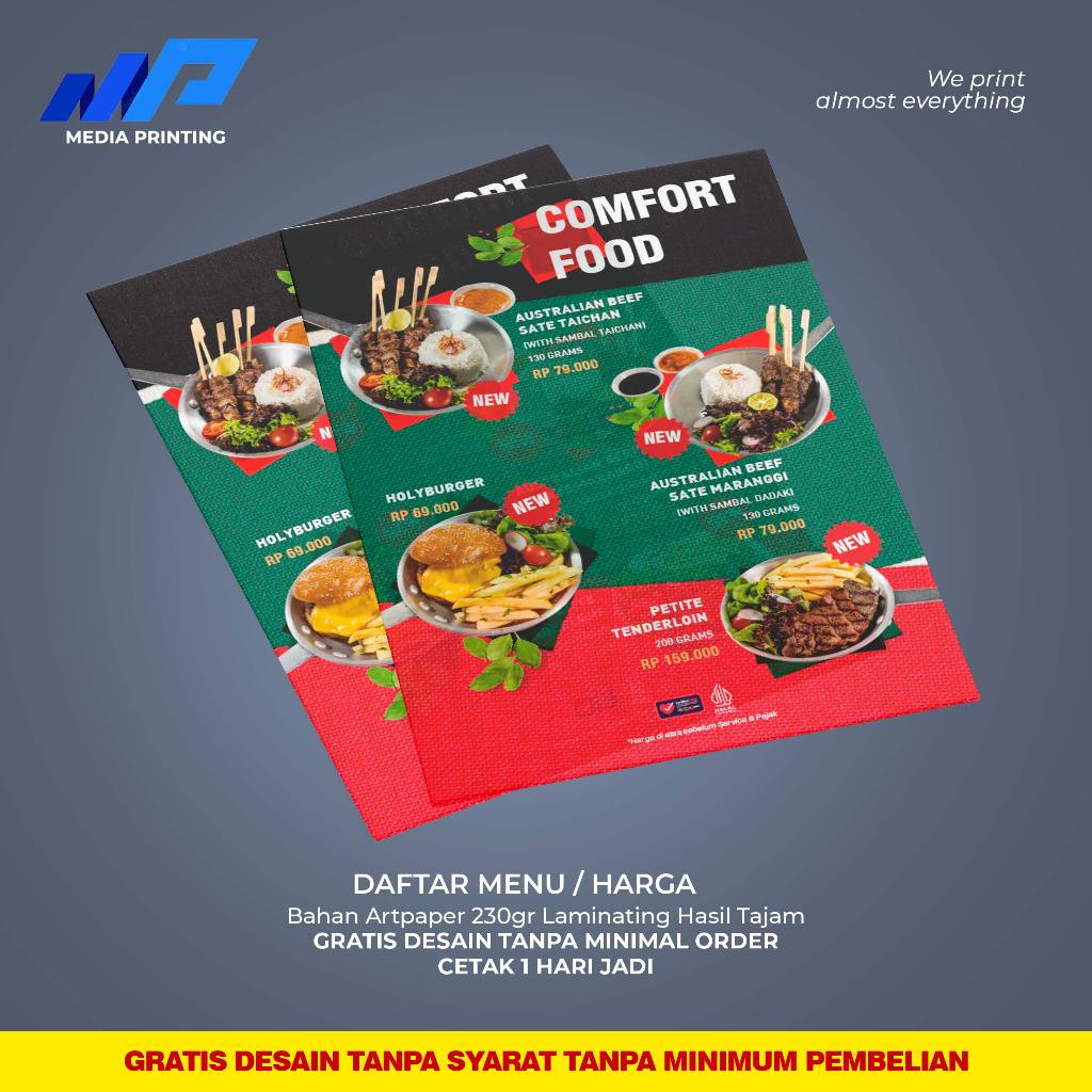 

Buku Menu / Daftar Menu Ukuran A4 Free Desain