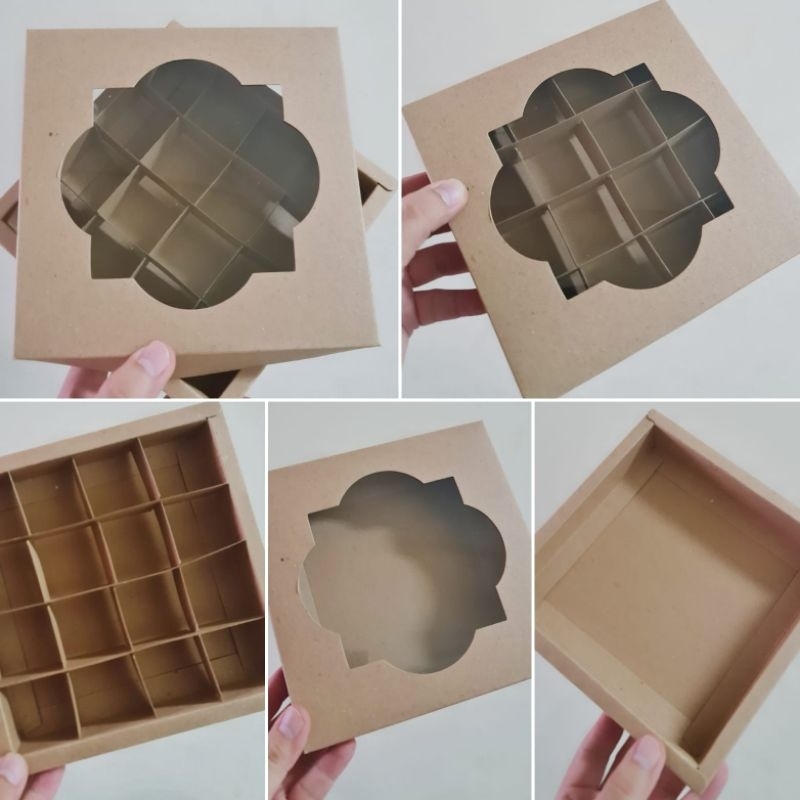 

Dus Mochi Jendela Mika SEKAT 16 Uk. 4 x 4 x 3 cm " COKELAT " ( 1 pack isi 10 pcs Dus )