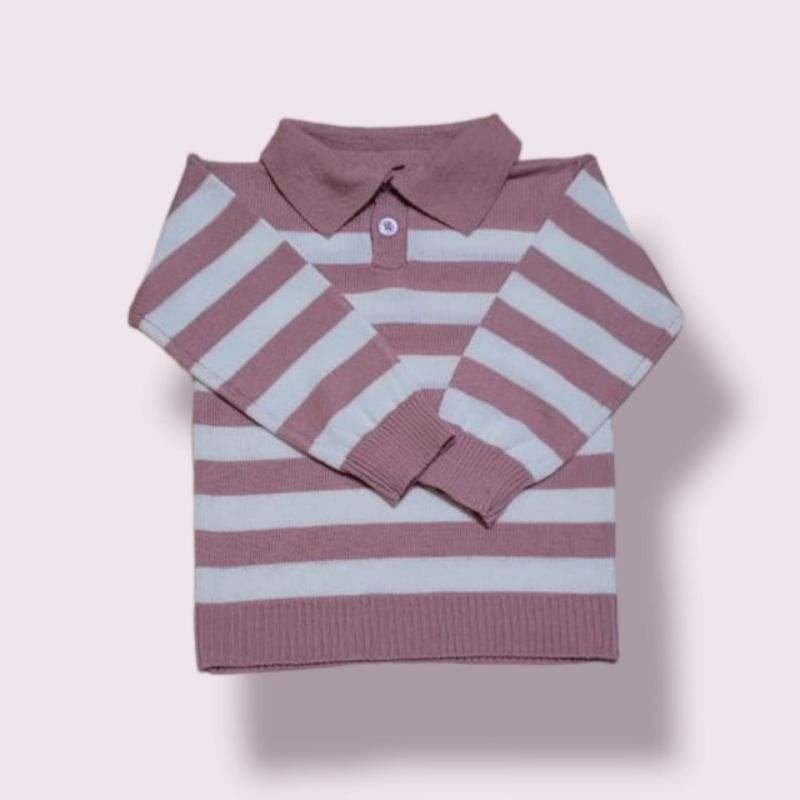 Sodayshop sweater rajut anak polo