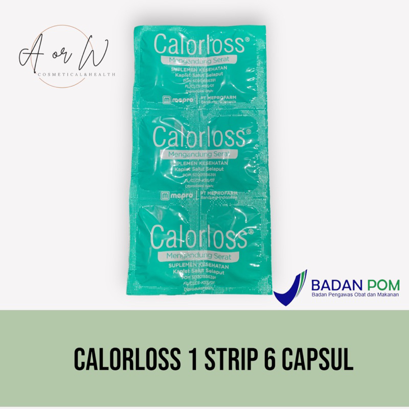 CALORLOSS 1 STRIP 6 CAPSUL