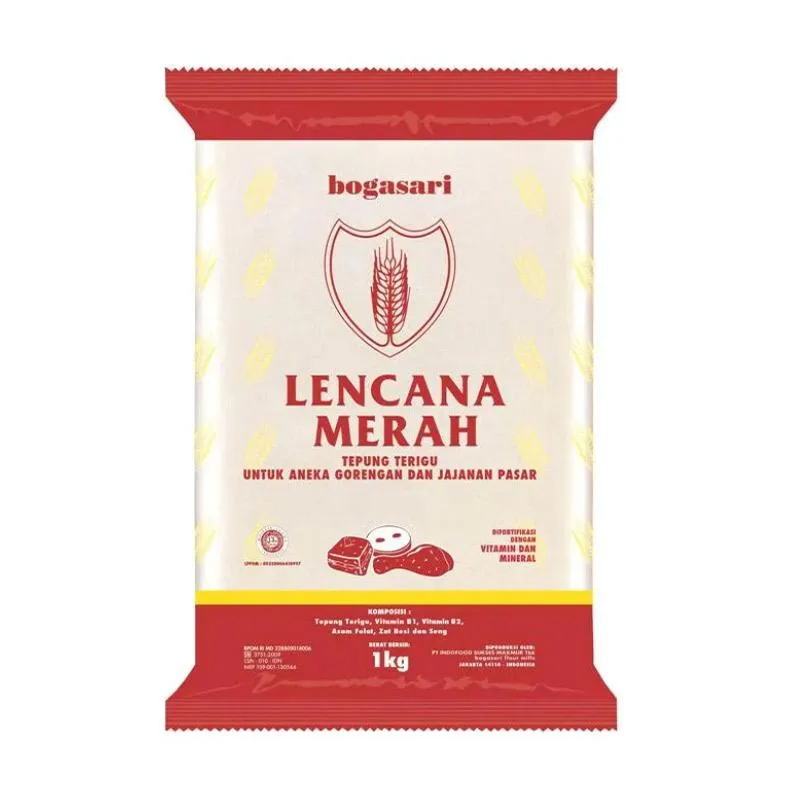 

TERIGU KEMASAN LENCANA MERAH EKONOMIS 1 KG