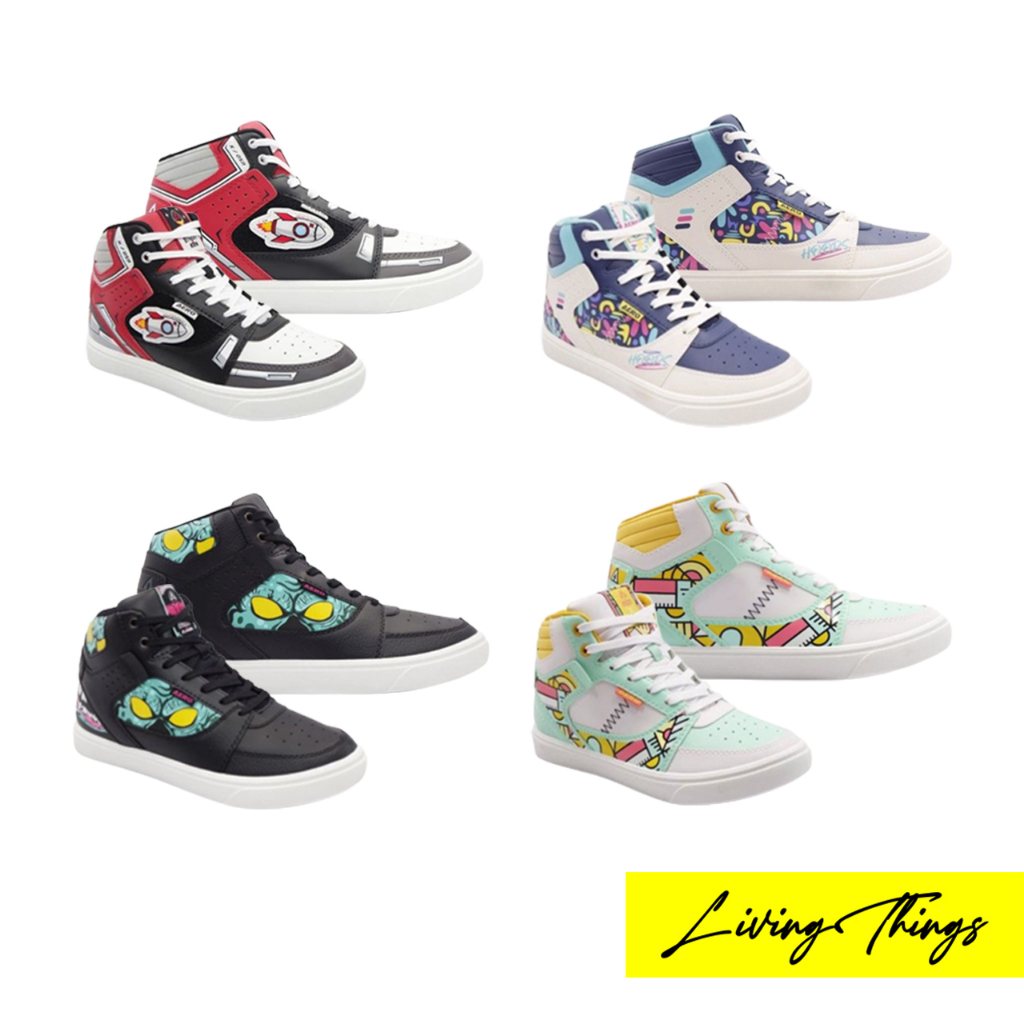 Aerostreet Hoops x Nama Kalian | KEN | CING | AJIWAL | ARCHSIK - Sepatu Sneakers Casual