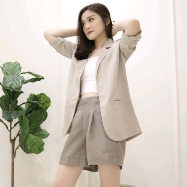 Lindis Blazer | Jas Wanita Blazer | Blazer Formal | Blazer Casual | Blazer Lengan Panjang Import