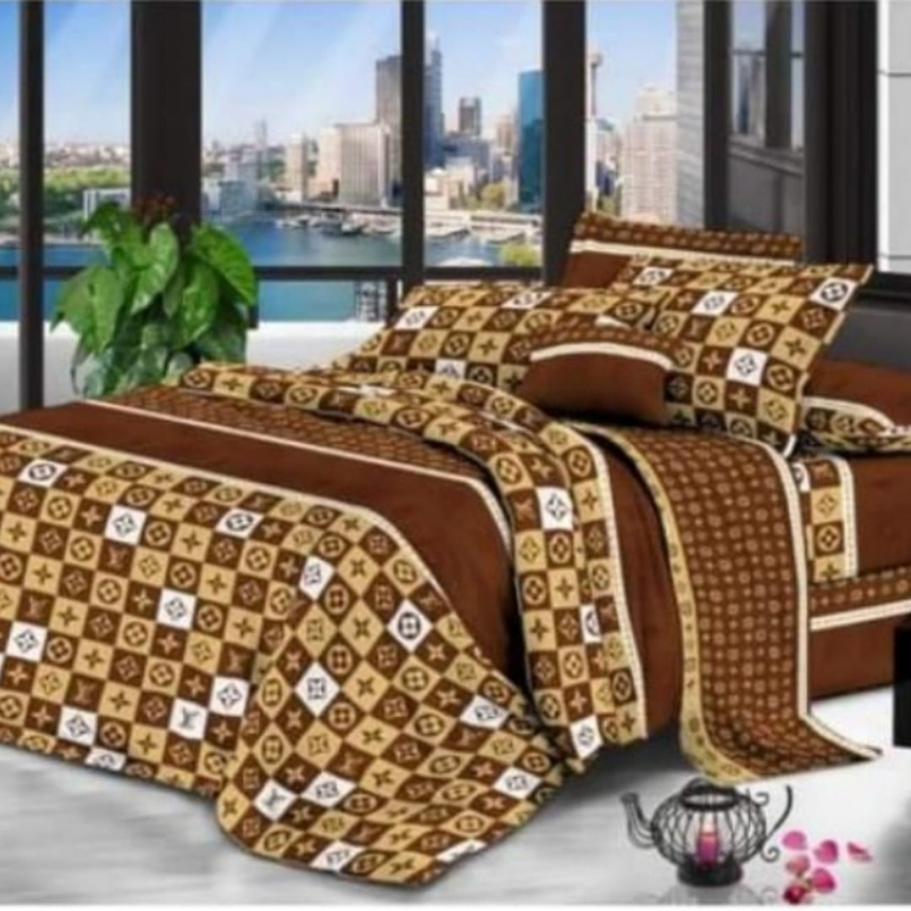 Sprei Set JUMBO 240x200 Katun BONITA/Sprei JUMBO Motif-LV