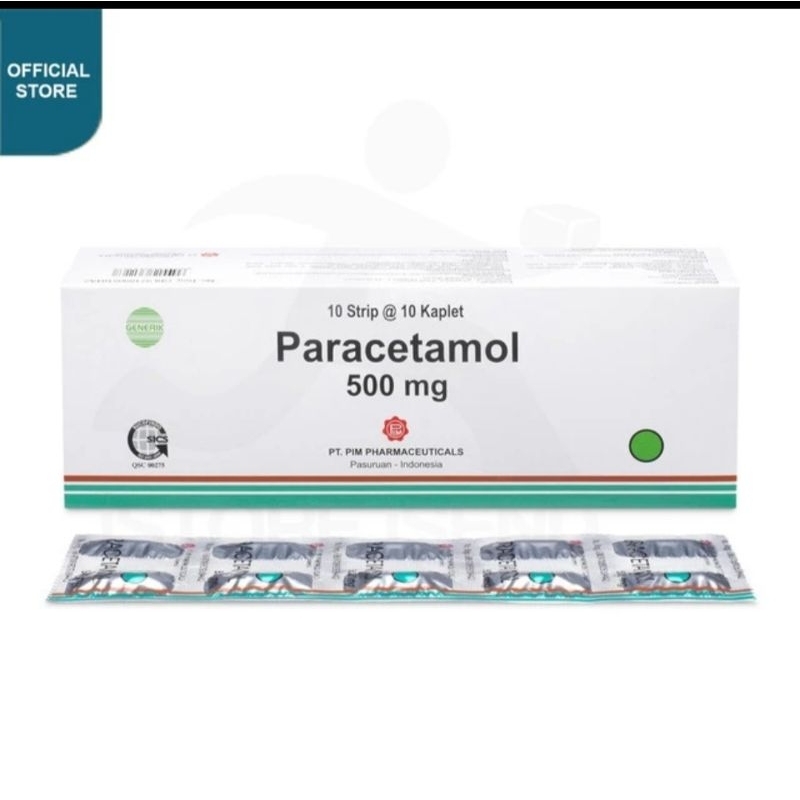 Paracetamol PIM 500mg 1box 10 strip
